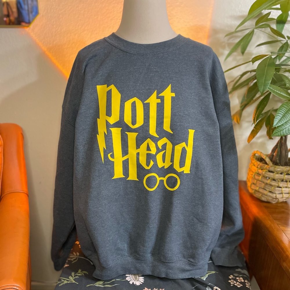 Harry Potter themed Pot Head crew neck